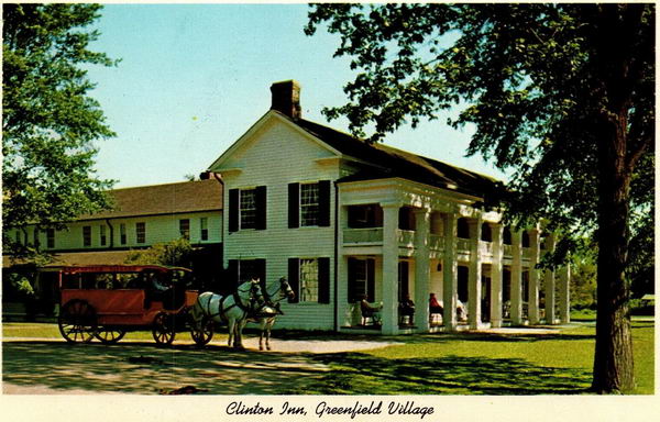Henry Ford Museum and Greenfield Village - Old Postcard Photo (newer photo)
